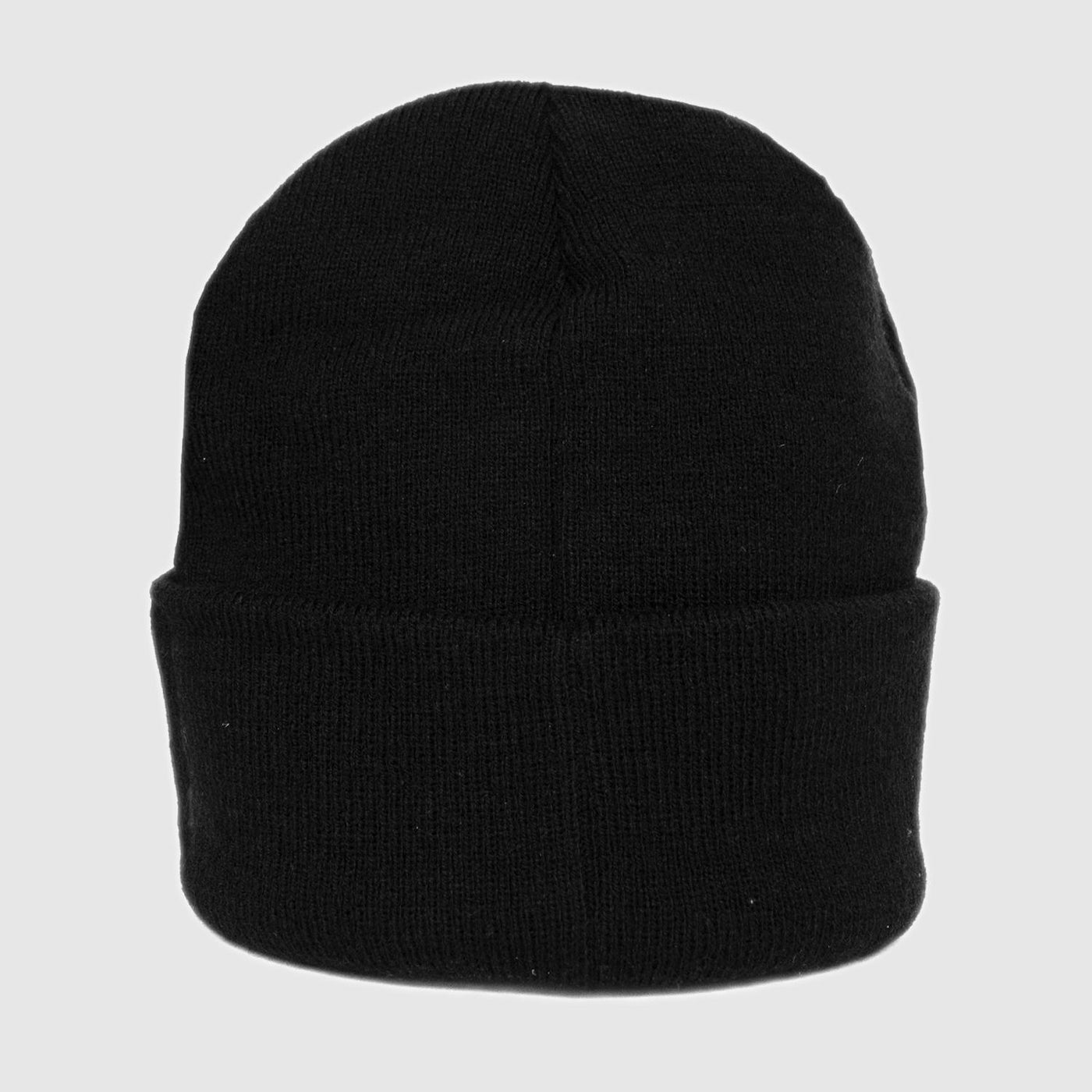 帽子 HYS Type Logo Over Size Beanie Black Champion Logo Cuff Beanie, Black/Red/Blue, One Size at