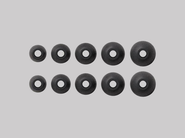 Silicone Ear Tips Black - a-Jays Five